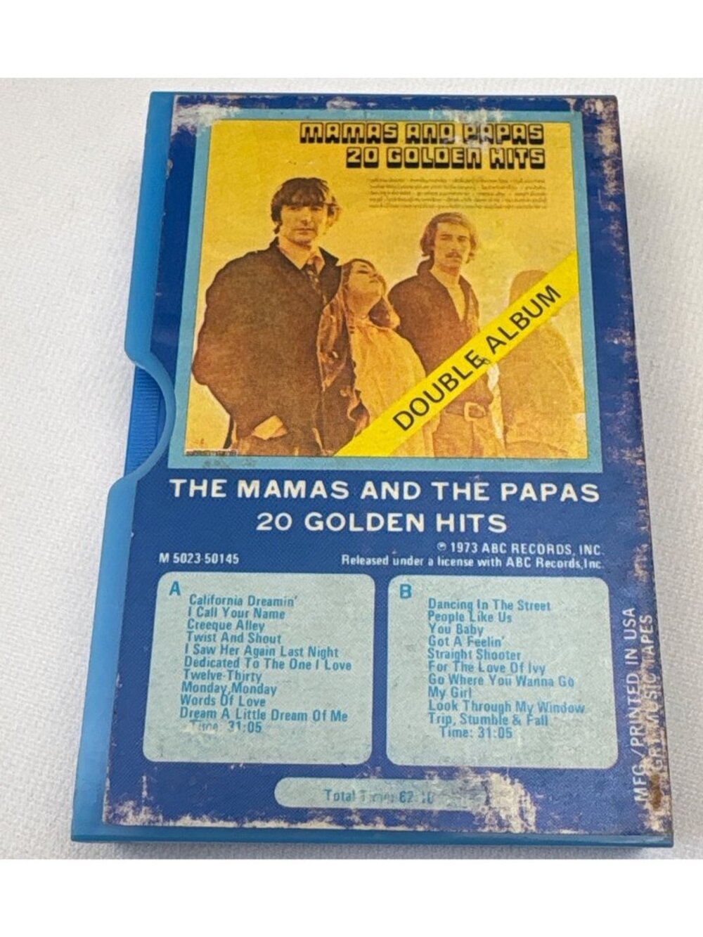 The Mamas & The Papas 20 Golden Hits Cassette Tape Album Vintage Retro